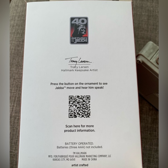 Hallmark Star Wars Jabba the Hut ornament - sound and movement - Picture 5 of 5